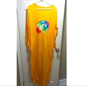 Womens Hooded Maxi Dress